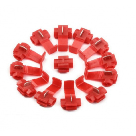 Набір клем із врізним контактом для швидкого монтажу 0.5 - 1.5 мм Linco 40 шт червоний (551245574)