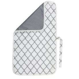 Непромокальна дитяча пелюшка VOLRO 60 х 35 см Сіро-Білий (vol-1469)