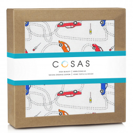 Байкові пелюшки CARS COSAS Білий 80х100 см