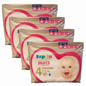 Підгузники-трусики Lupilu Premium Jumbo Bag 4 Maxi 8-15 кг 156 шт