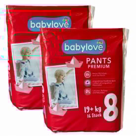 Підгузки-трусики Babylove Premium 8 (19+ кг) 32 шт