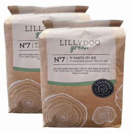 Еко підгузки-трусики Lillydoo Green 7 17+ кг 34 шт