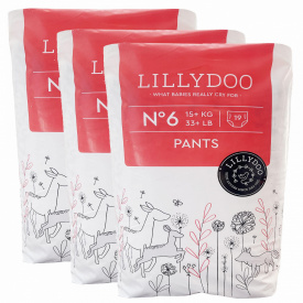 Підгузки-трусики Lillydoo 6 15+ кг 57 шт
