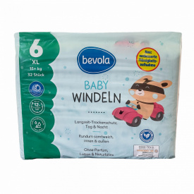Підгузки Bevola Baby 6 XL 15+ кг 32 шт