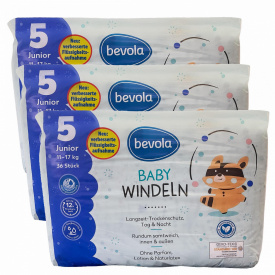 Підгузки Bevola Baby 5 Junior 11-17 кг 108 шт