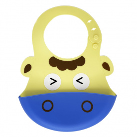 Дитячий слинявчик "Бичок" Mega Zayka MGZ-0603-1 силіконовий