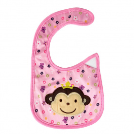 Слинявчик тканинний "Monkey" Mega Zayka MGZ-0614-7 на липучці