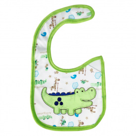 Слинявчик тканинний "Crocodile" Mega Zayka MGZ-0614-1 на липучці