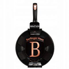 Сковорода Вок Berlinger Haus Black Rose Collection 30 см Чорний (BH-6178) Ужгород