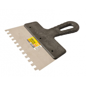 Шпатель зубчастий 200 * 8 * 8 мм MASTERTOOL GM (19-6820)