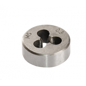 Плашка для нарізування різьблення M 5*0,8 мм MASTERTOOL GM (15-0052)