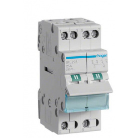 Переключатель Hager SFL225 (общие точки снизу)