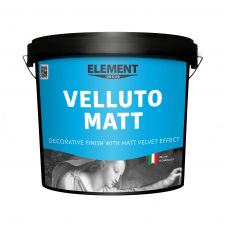 Декоративная штукатурка Element Decor Velluto Matt шелковисто-матовая с эффектом бархата 1 кг