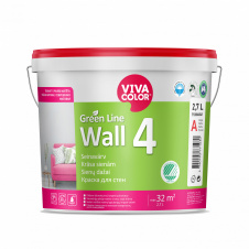 Фарба інтер'єрна Wall 4 матова база А біла 2,7 л