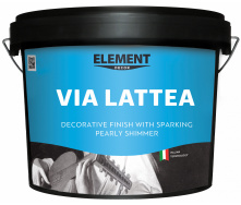 Декоративная штукатурка Element Decor Element Decor Via Lattea Argento перламутровая 2,5 кг