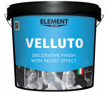 Декоративная штукатурка Element Decor Velluto с эффектом бархата 5 кг
