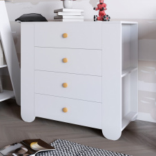 Комод Lion Indi 80x40x75.5 см Нимфея Альба (LION-042946)