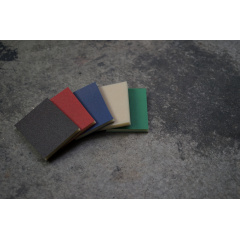 Абразивна ручна губка DOUBLEFLEX SOFTPADS MICROFINE BEIGE 123х98х13 мм Київ