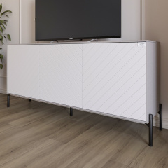 Тумба Lion Амарант 168x40x76.5 см Кашемір/Білий (LION-043023) Одеса