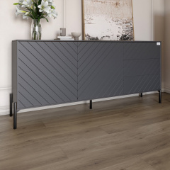 Комод Lion Амарант 158.5x39x77 см Антрацит/Графітовий (LION-041878) Обухів