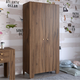 Шафа розпашна дводверна Lion Інді 90х45х190 см Дуб Ліворно (LION-041580)