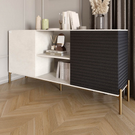 Комод Lion Грей 154x38x76.5 см Бетон/Асфальт (LION-042682)