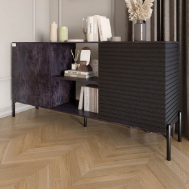 Комод Lion Грей 154x38x76.5 см Бетон темний/Асфальт (LION-042714)