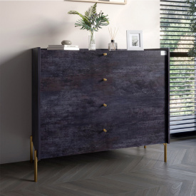 Комод Lion Wood 100x45x90 см Бетон темний (LION-042960)