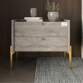 Тумба приліжкова Lion Wood 50x40x44 см Шварцвальд (LION-041362)