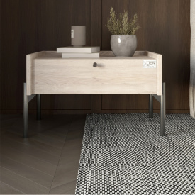 Тумба приліжкова Lion Wood 50x40x31.5 см Самоа Димчастий (LION-041331)