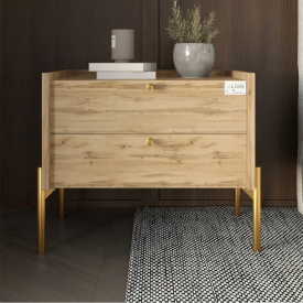 Тумба прикроватная Lion Wood 50x40x44 см Дуб Артизан (LION-041347)