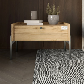 Тумба приліжкова Lion Wood 31.5x50 см Дуб Аппалачі (LION-041315)