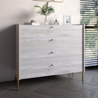 Комод Lion Wood 100x45x90 см Самоа Димчастий (LION-042962)