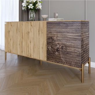 Комод Lion Грей 154x38x76.5 см Дуб Аппалачі/Дерево (LION-041838)