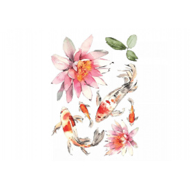 Часове перекладне тату в кольорі Карпи Коі - Частина 2 ArleySign 145х205 мм