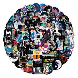 Набір стікерів NASA Космос Наса 50 шт Series 2 (17696) Bioworld