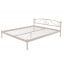 Кровать полуторная металлическая Метакам VERONA-1 200X120 Бежевый Нова Прага