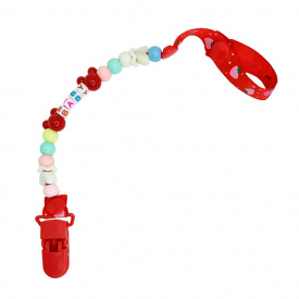 Тримач для пустушки Baby Mega Zayka MGZ-0503(Red) 34 см