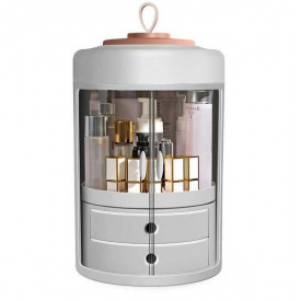 Кейс для косметики OPT-TOP на 4 секції YM226 циліндричний білий (2075772633)