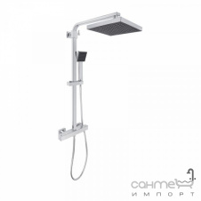 Душевая стойка со смесителем-термостатом Q-tap Sloup QTSL57103KNC хром