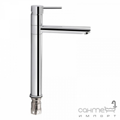 Смеситель для раковины высокий Q-tap Spring QTSPRCRM001XL хром Харків