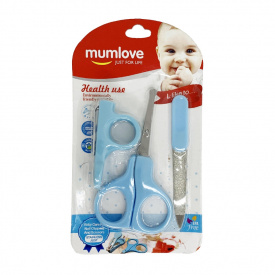 Манікюрний набір для новонароджених Mumlove MGZ-0703(Blue) у блістері