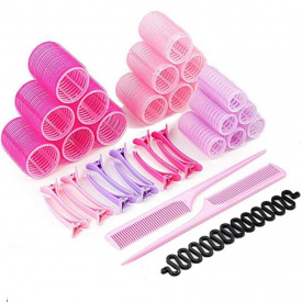 Набор для укладки волос Urbanset 33 шт Pink KFTO69