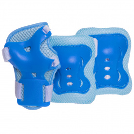 Защита детская наколенники, налокотники, перчатки Record SK-6328BL р-р S 3-7 лет голубой
