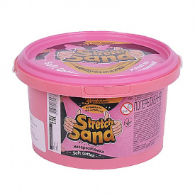 Набір креативної творчості "Stretch Sand" Danko Toys STS-02-01U 400 гр Рожевий