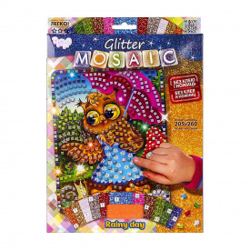 Креативна творчість "Glitter Mosaic Rainy day" Danko Toys БМ-03-10 блискуча мозаїка