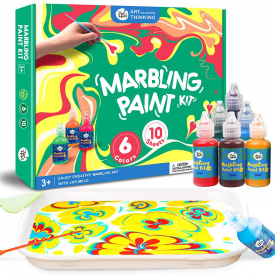 Набір для малювання на воді Jar Melo 6 кольорів Marbling Kit. Набір для марморування ( JA 91487 )