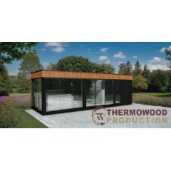 Модульная сауна 8,2х3,0м со SPA бассейном Superior Spas Premium Onyx и Chill Tub Original Бушево