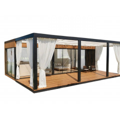 Модульная сауна 8,2х3,0м со SPA бассейном Superior Spas Premium Onyx и Chill Tub Original Бушево