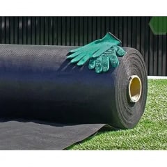 Геотекстиль нетканый Shadow 1,6х10 м плотность 110г/м2 черный Хуст